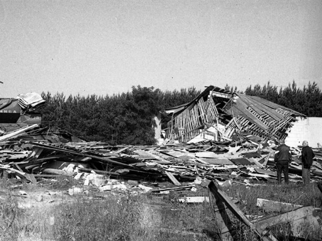 Сем хвілін «чорнага панядзелка». Якім быў самы жахлівы ўраган у Беларусі