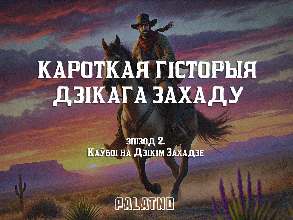 Кім былі каўбоі? Другі эпізод аўдыёлекцыі «Кароткая гісторыя Дзікага Захаду»