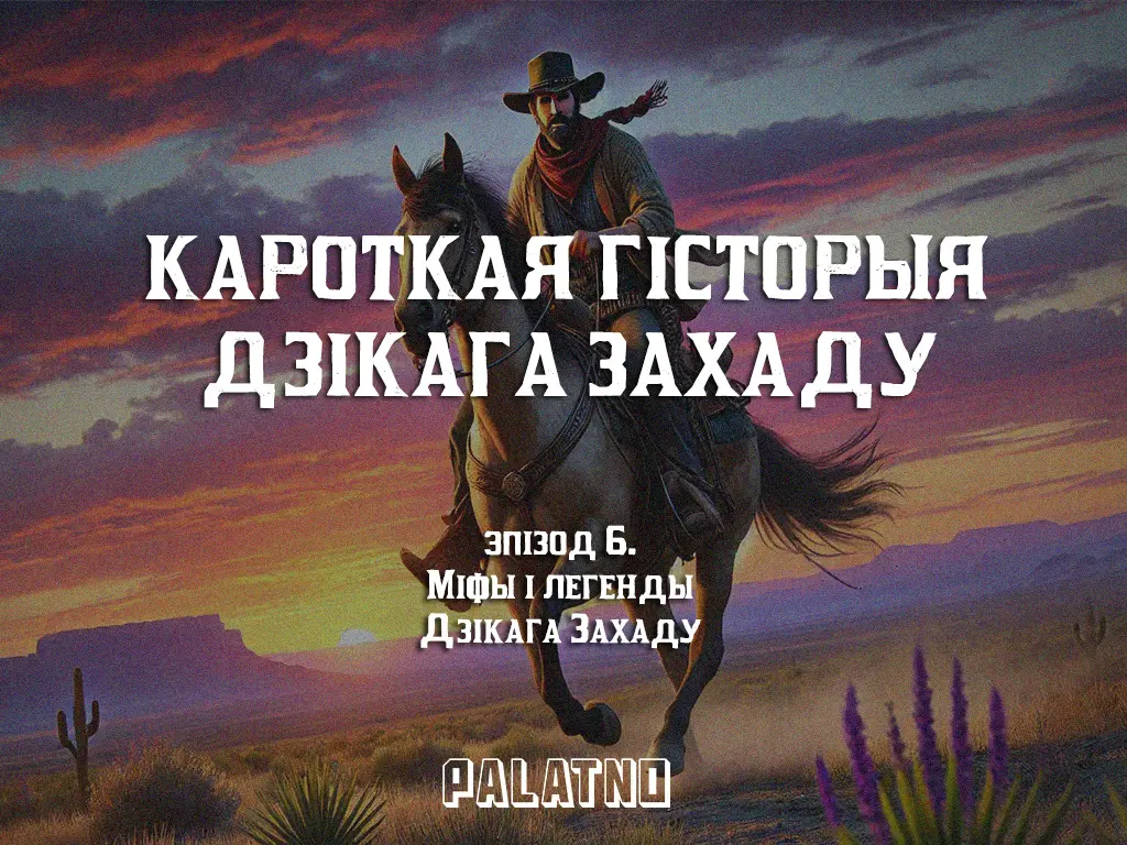 Хто прыдумаў Дзікі Захад, які мы ведаем? Шосты эпізод аўдыёлекцыі «Кароткая гісторыя Дзікага Захаду»